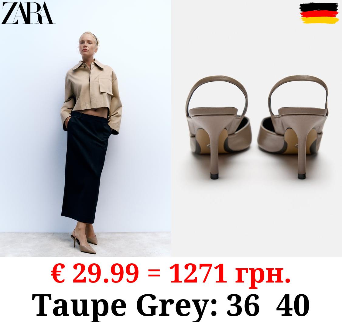 MID-HEEL SLINGBACK SHOES