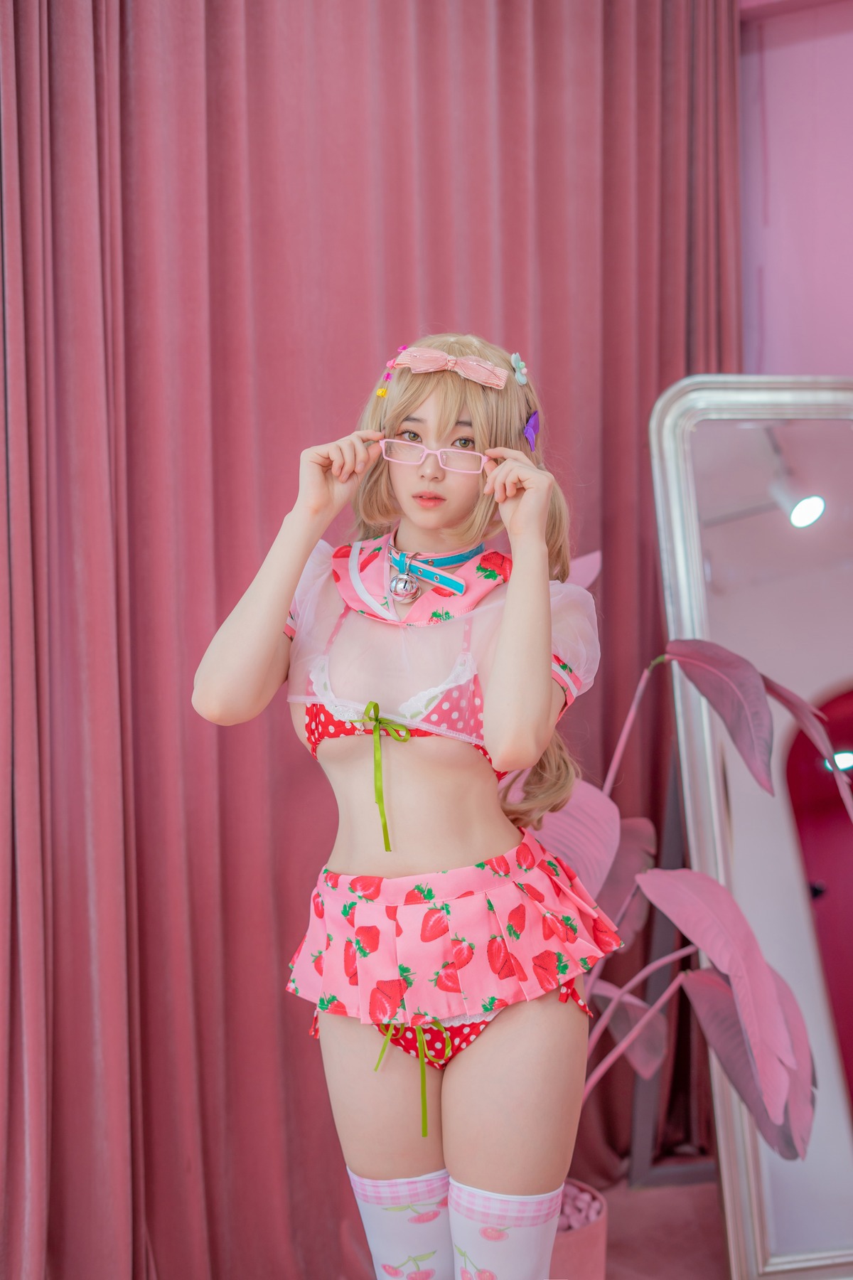 Bambi 밤비, [CreamSoda] Over knee socks Set.01 8