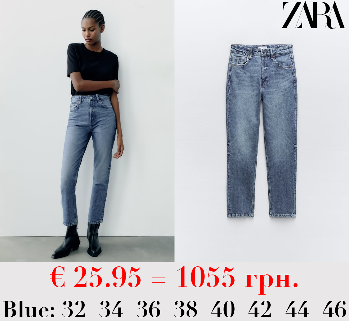 TRF MOM FIT HIGH-WAIST JEANS