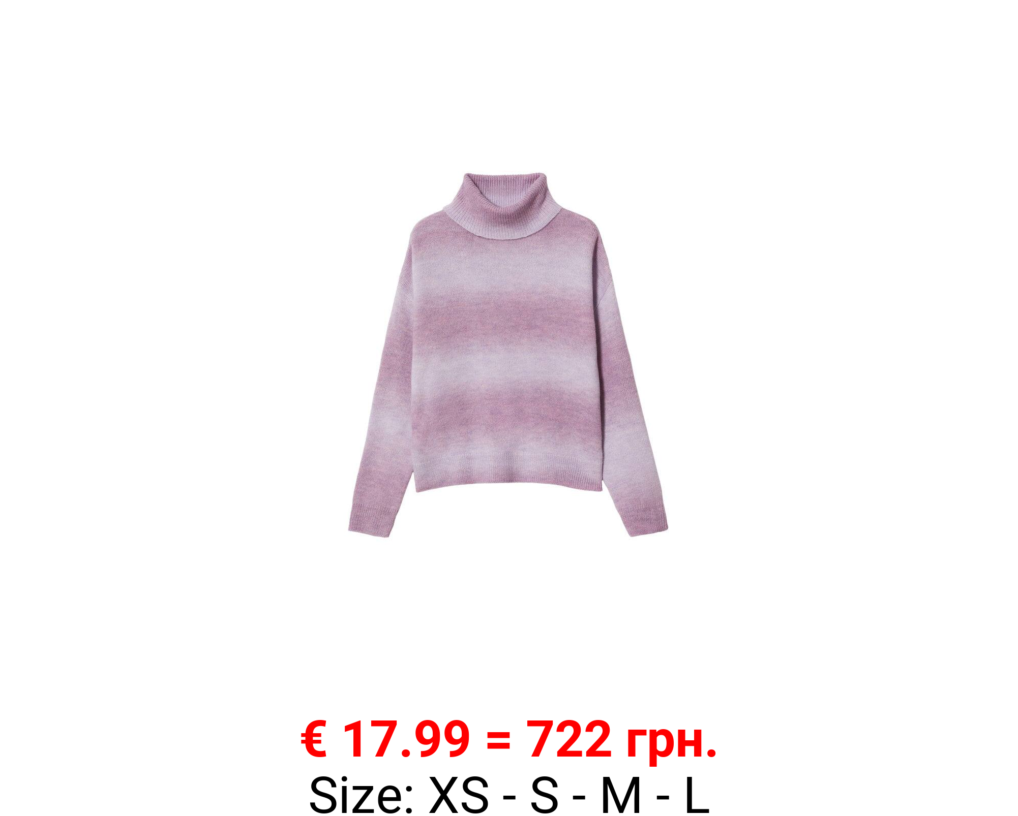 Jersey punto degradado