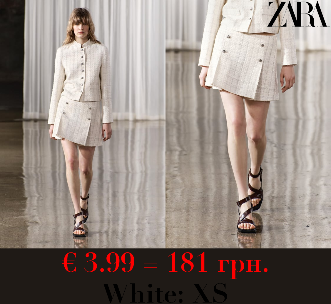 ZW COLLECTION SHORT TEXTURED SKIRT