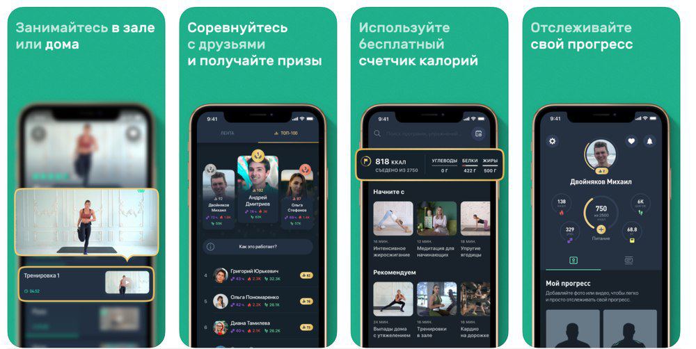 Motify фитнес проект бесплатно