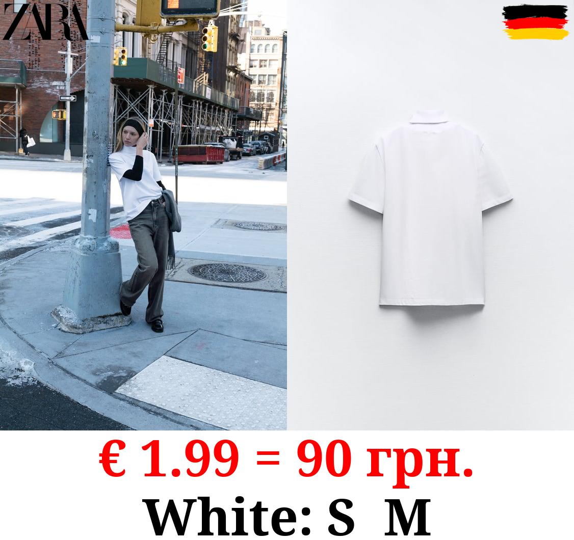 HEAVY COTTON TURTLENECK TOP