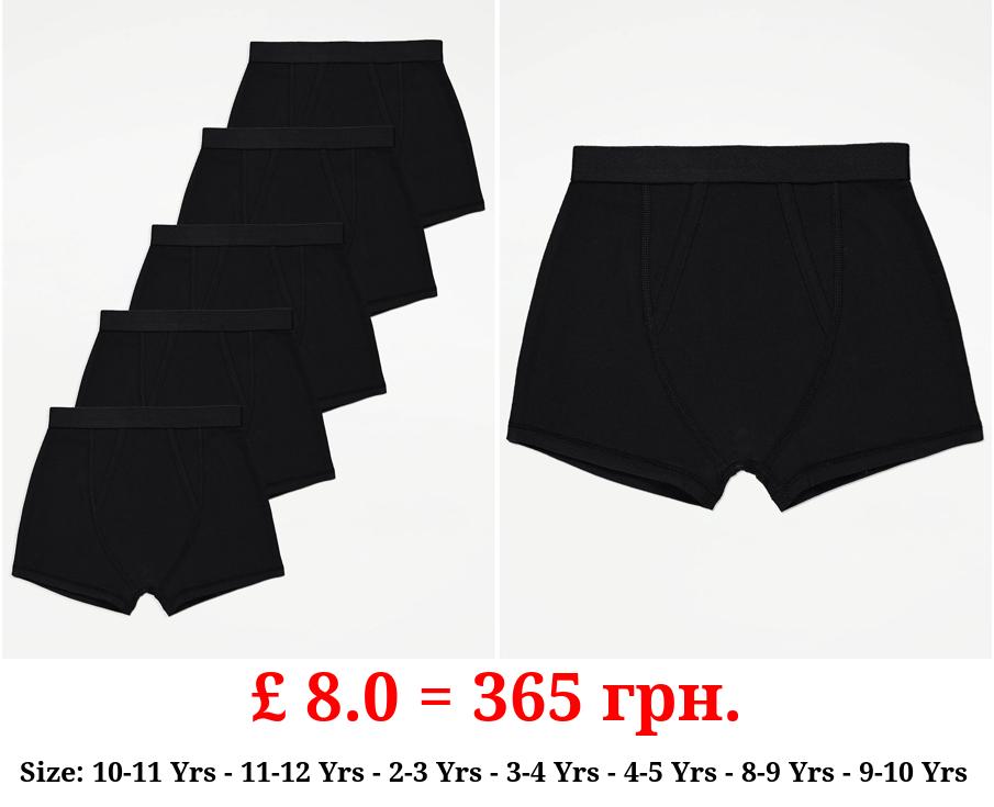 Black Trunks 5 Pack