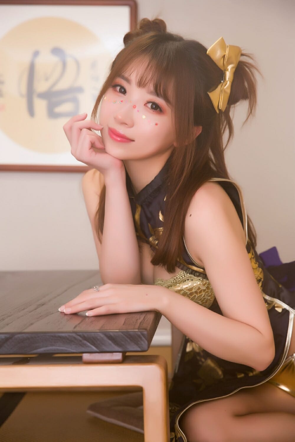 小巫女露娜-金丝旗袍 [28P] 4