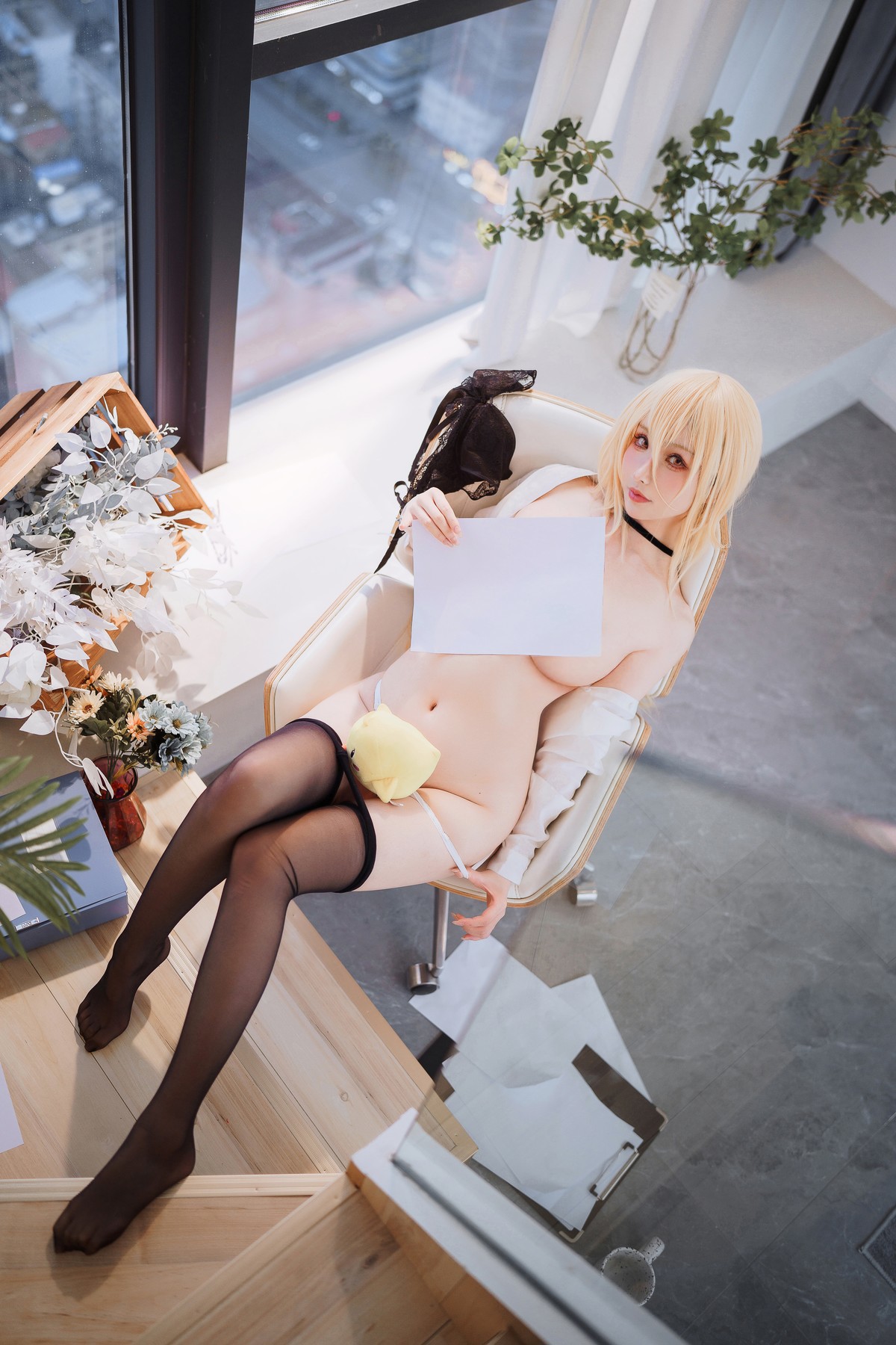 Cosplay rioko凉凉子 碧蓝航线 冤仇 办公室的意外 20