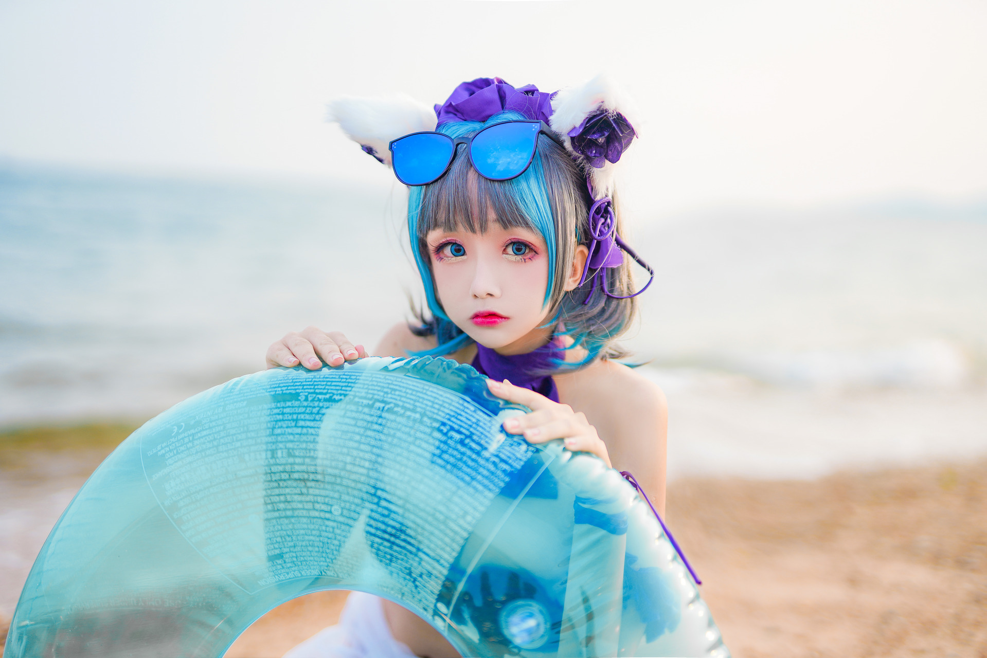 [日奈娇] 柴郡泳装 Cheshire Azur Lane 18