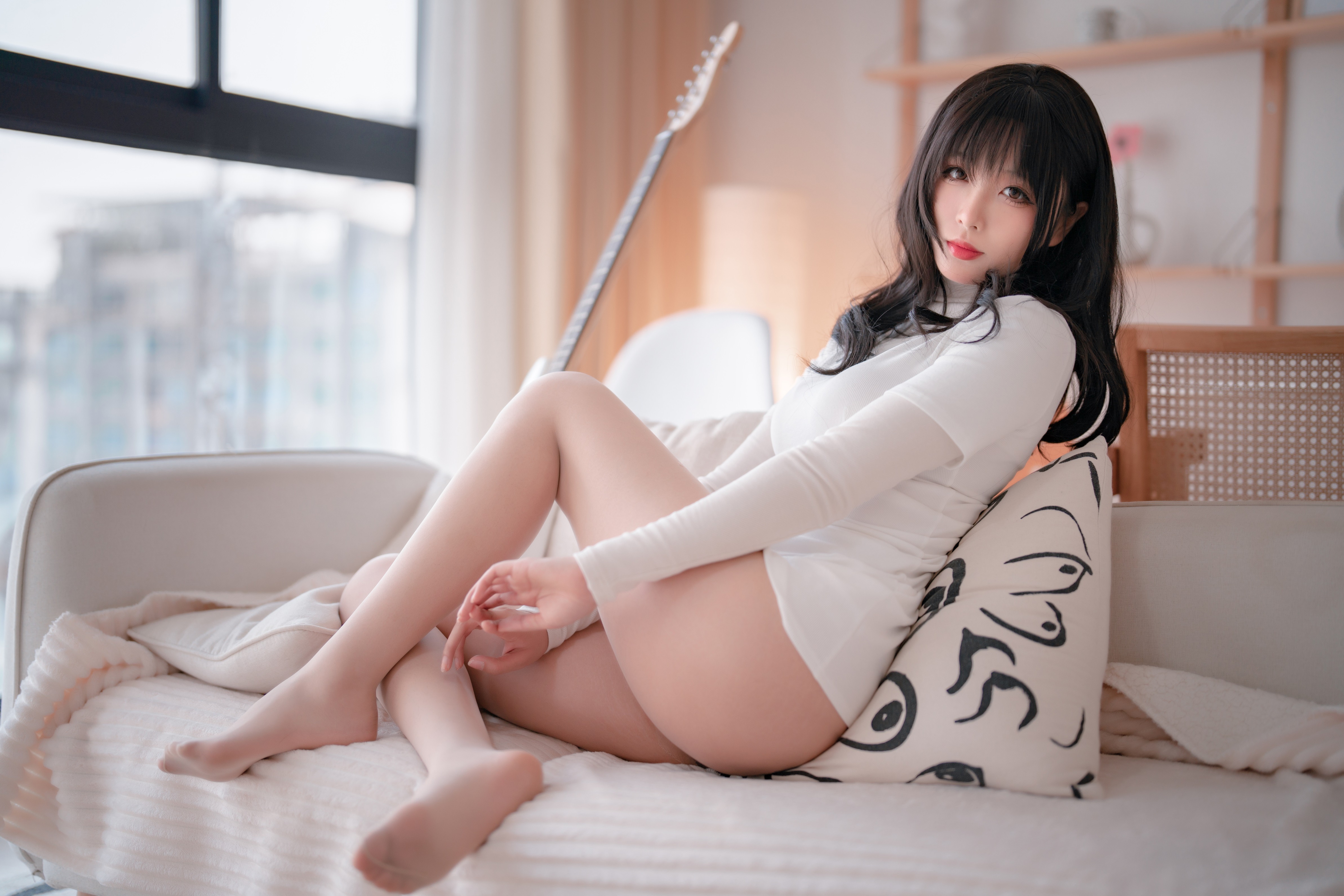轩萧学姐 吉他妹妹肉丝套 [61P-107MB] 32