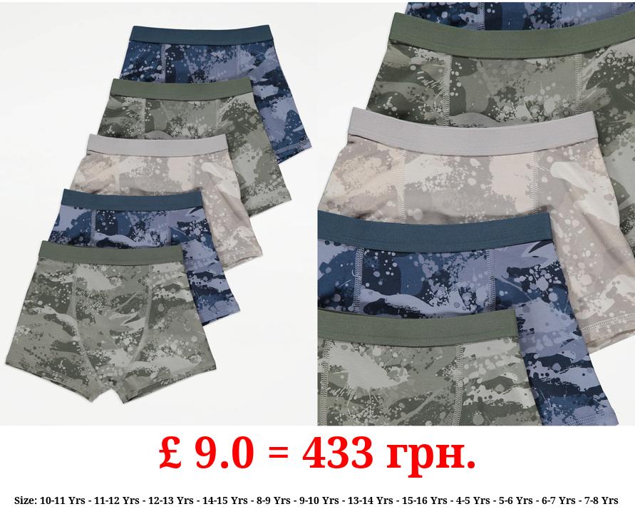 Camouflage Trunks 5 Pack
