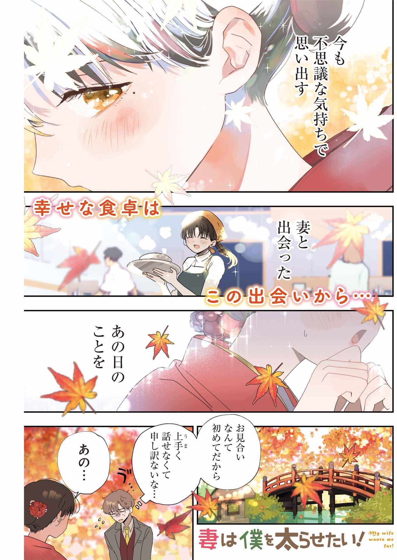 妻は僕を太らせたい！ 第1話 - 1