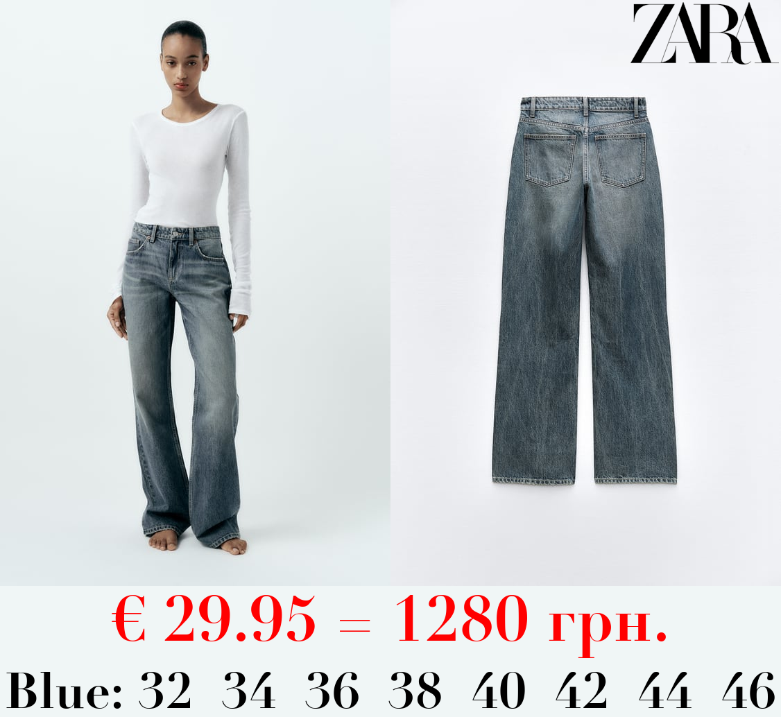 TRF WIDE-LEG MID-RISE FULL LENGTH JEANS