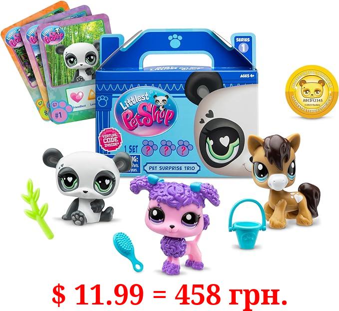 Littlest Pet Shop, Pet Surprise Trios - Gen 7, Pets #1 - #18, Authentic LPS Bobble Head Figure, Collectible Imagination Toy Animal, Kidults, Girls, Boys, Kids, Tweens Ages 4+