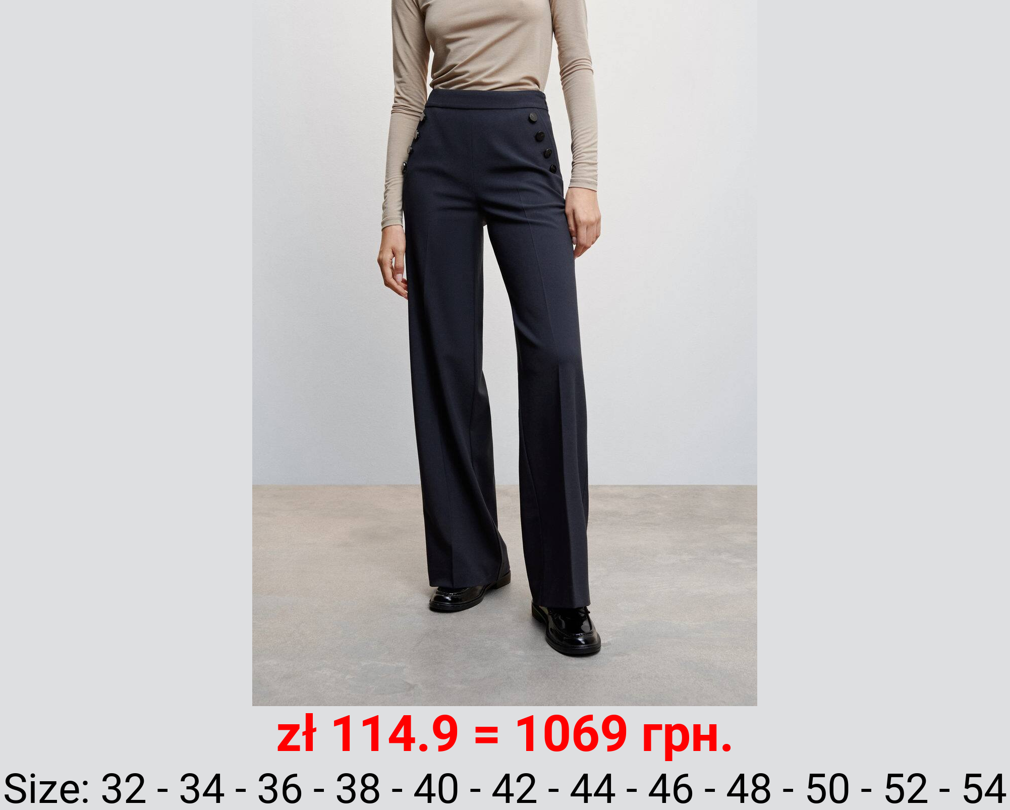 Pantalón botones laterales