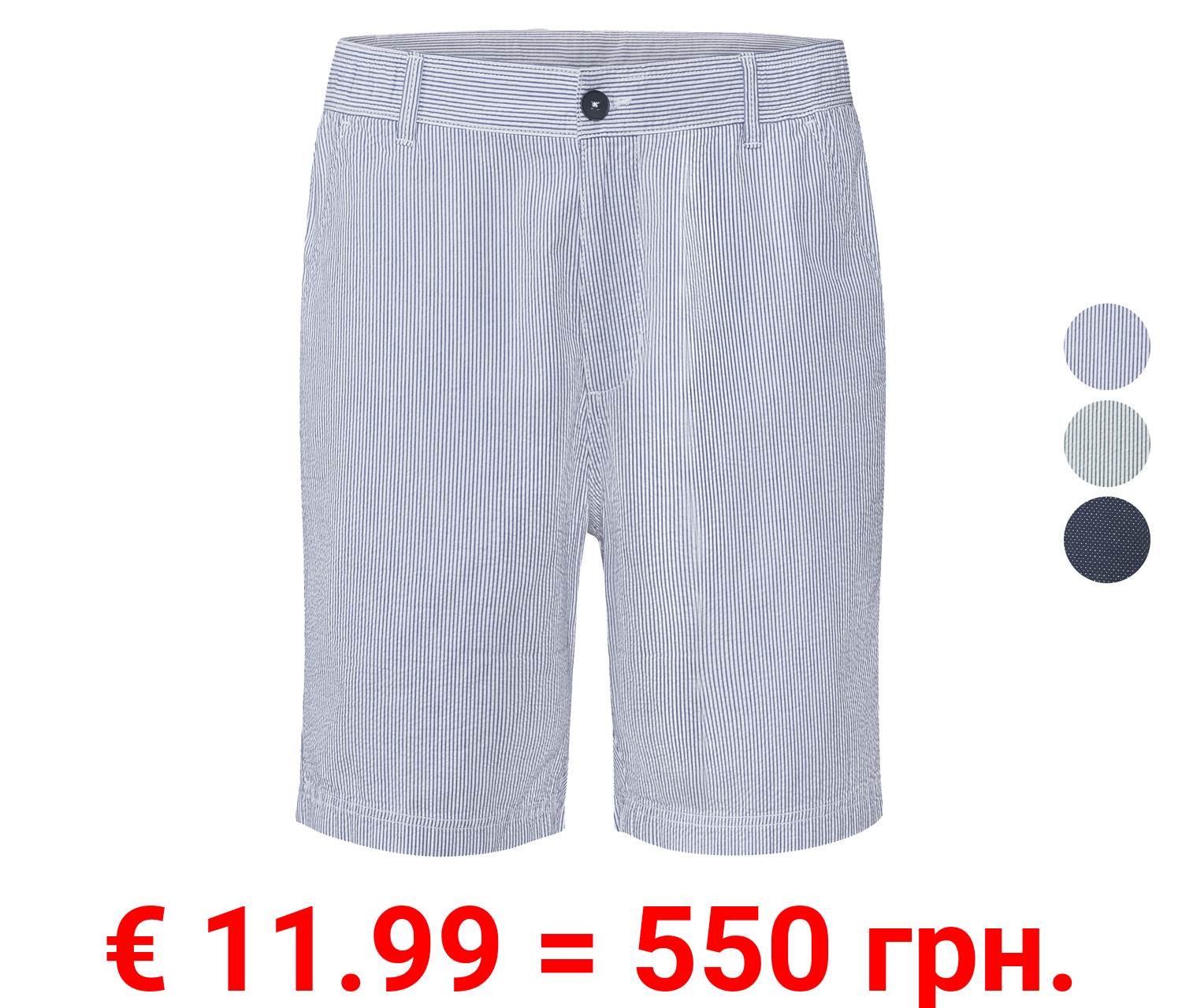 LIVERGY® Herren Shorts, normale Leibhöhe