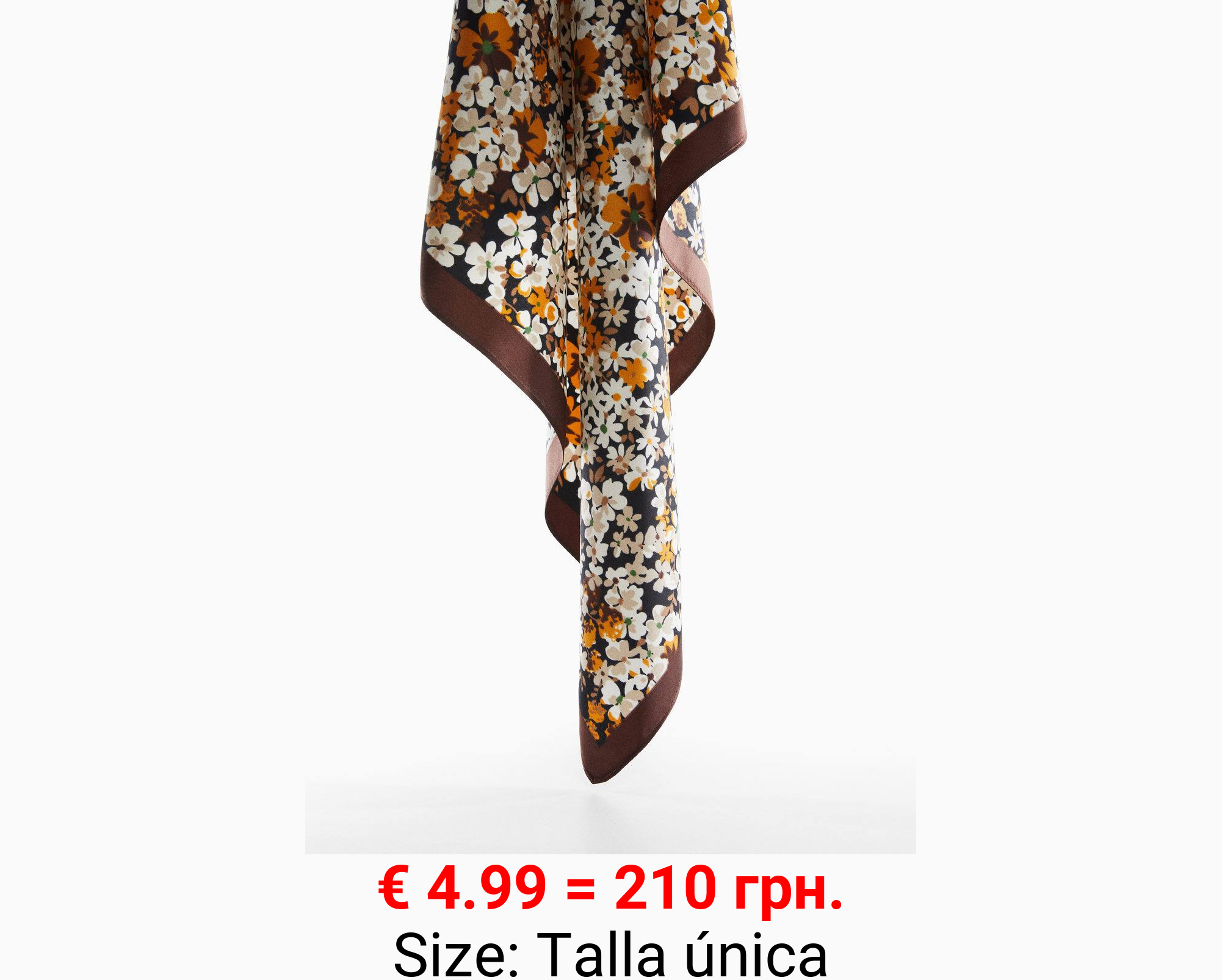 Pañuelo estampado floral