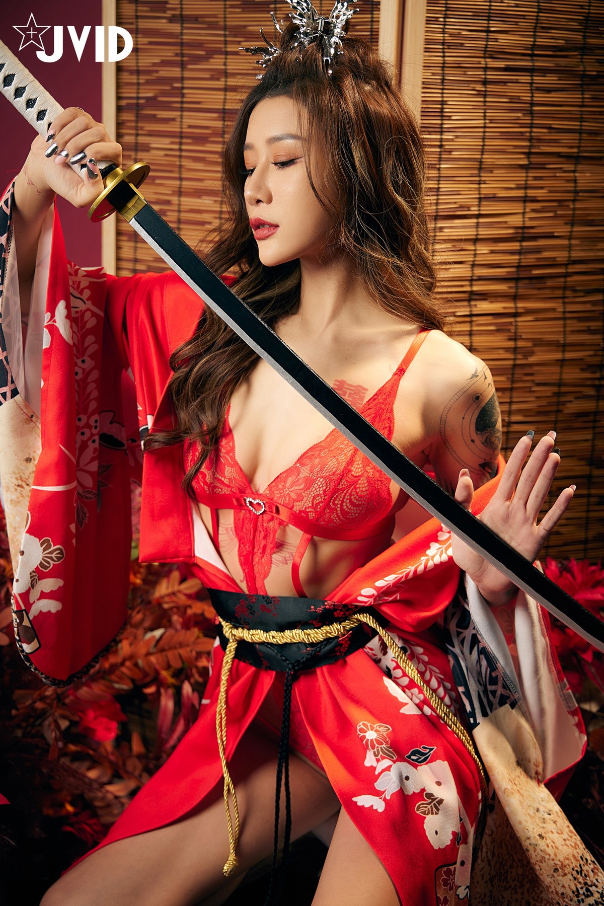 JVID精品 聖上寵幸首選～傾國傾城囍媚娘 婀娜多姿 酥胸外露 Set.01 7
