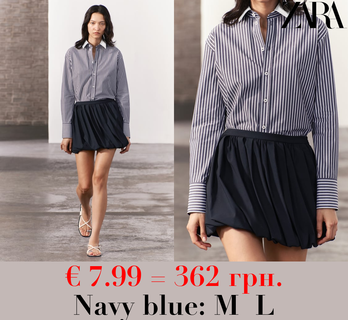 ZW COLLECTION BALLOON MINI SKIRT