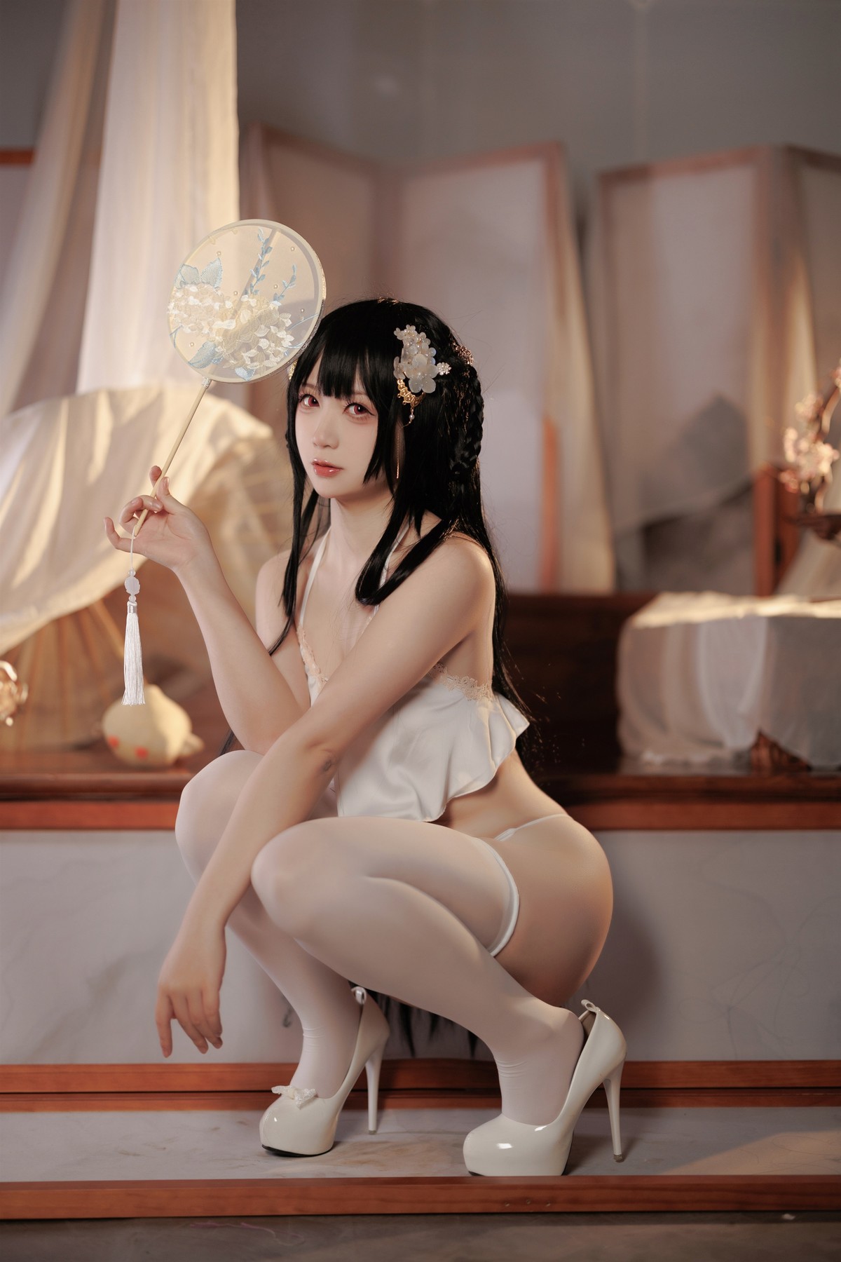 Cosplay 樱落酱 逸仙 膏发凝脂 24