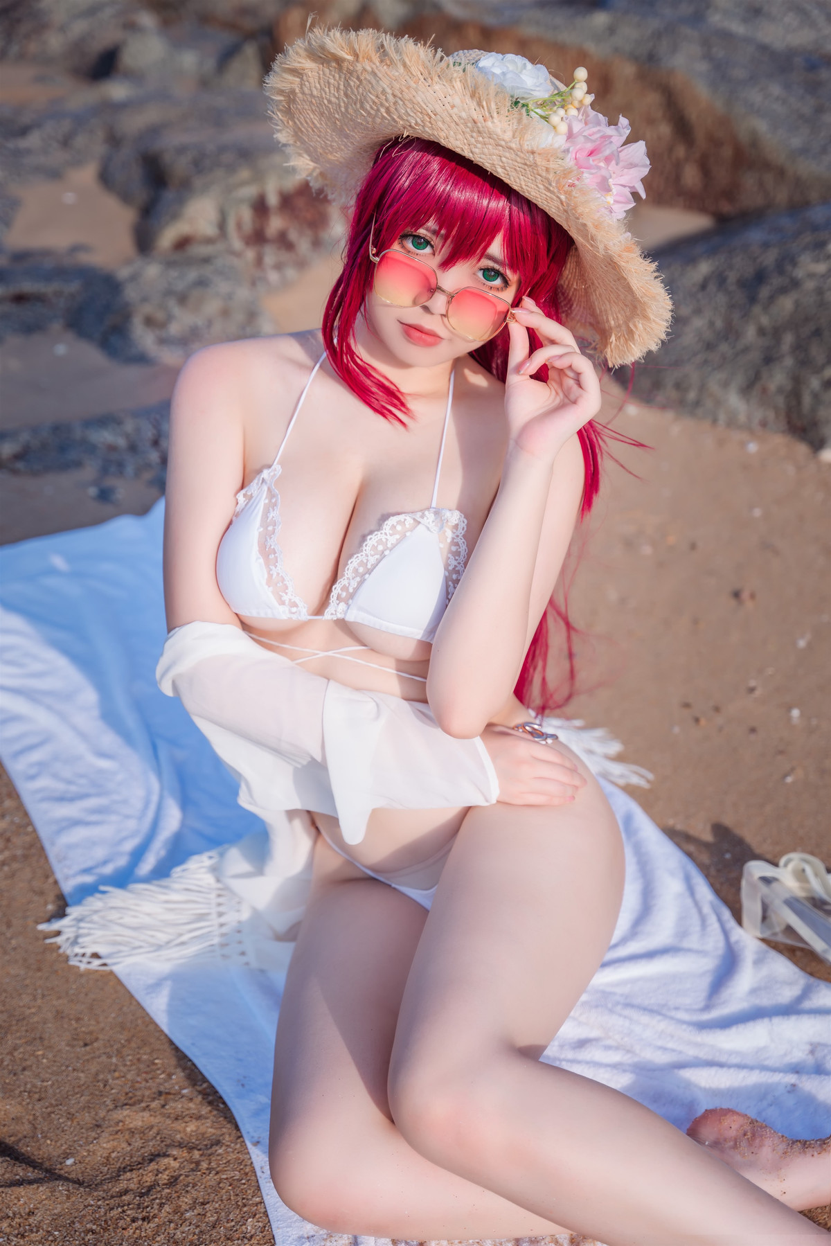 Ganlory 啊日日 Cosplay 絮库夫泳装 24