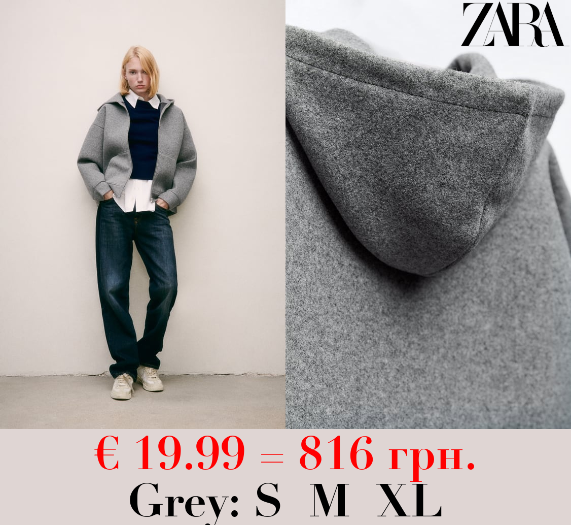 SOFT NEOPRENE-EFFECT BOMBER JACKET