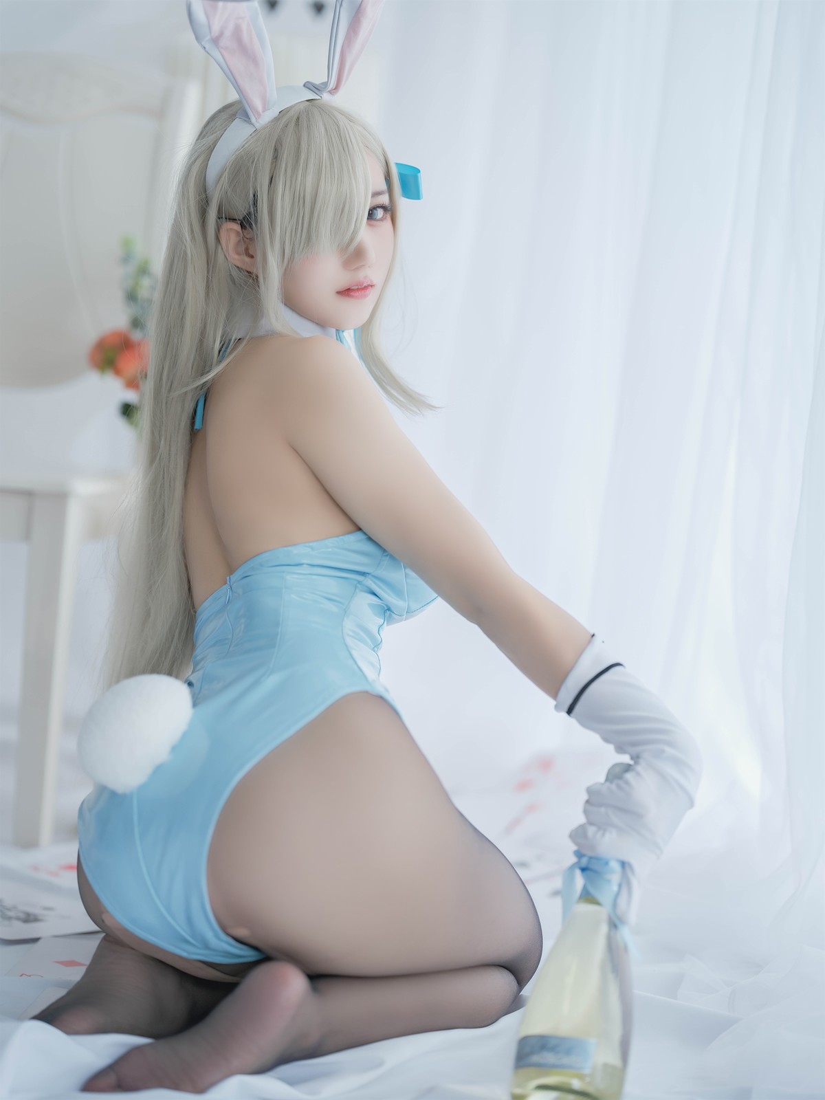Cosplay 小仓千代w 明日奈 兔女郎 7