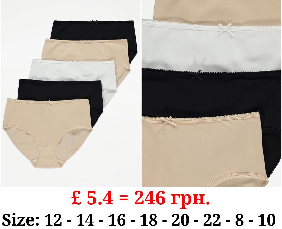 Midi Briefs 5 Pack