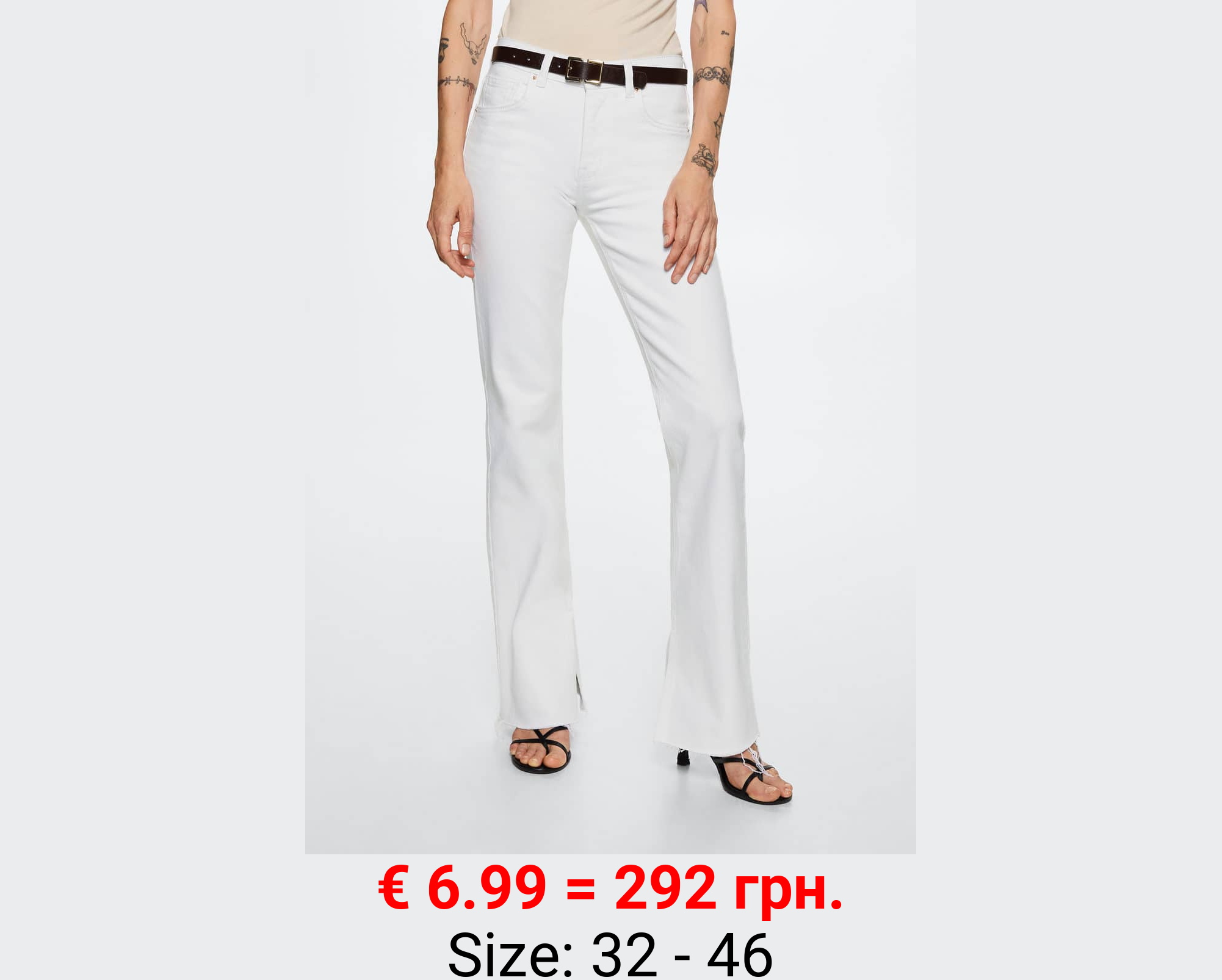 Jeans rectos tiro medio