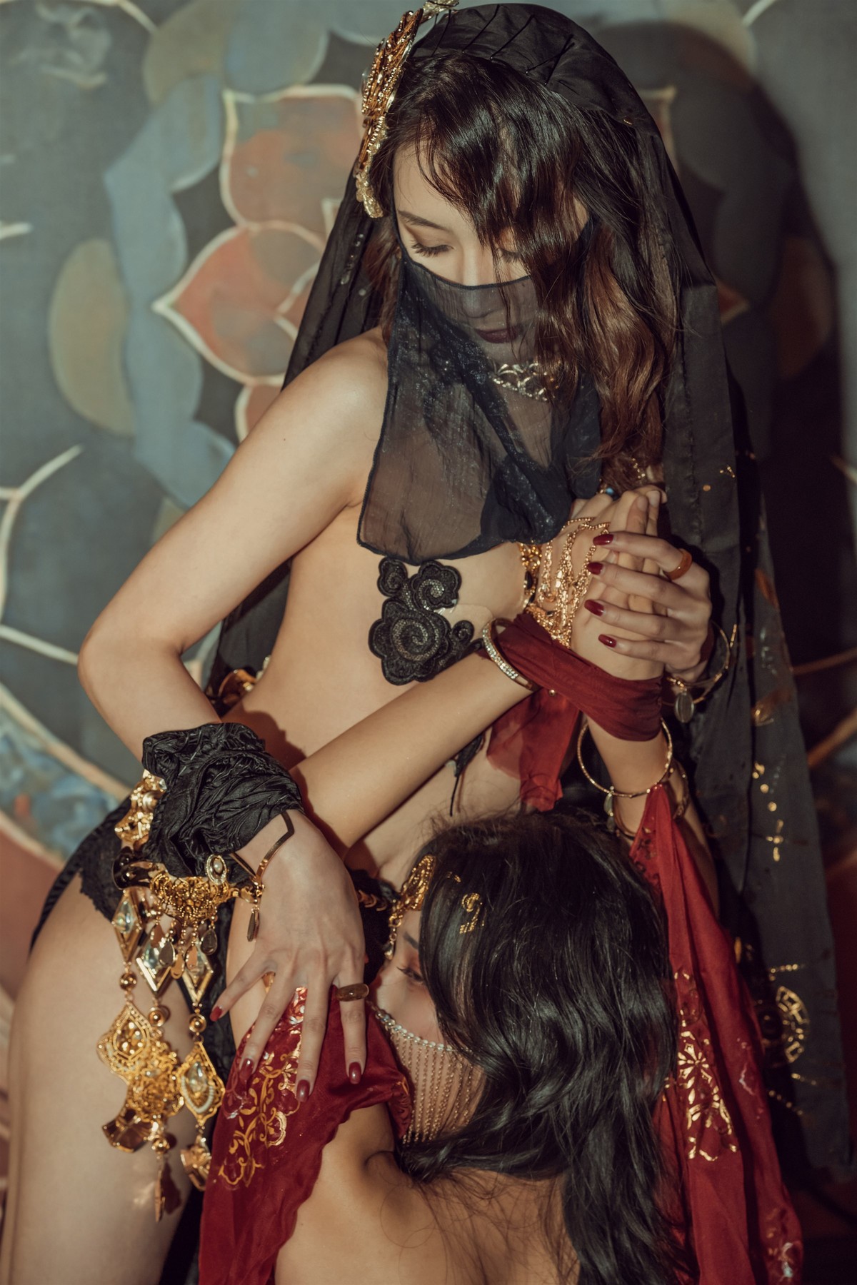 Cosplay 云溪溪 奶桃桃 双人古风 50