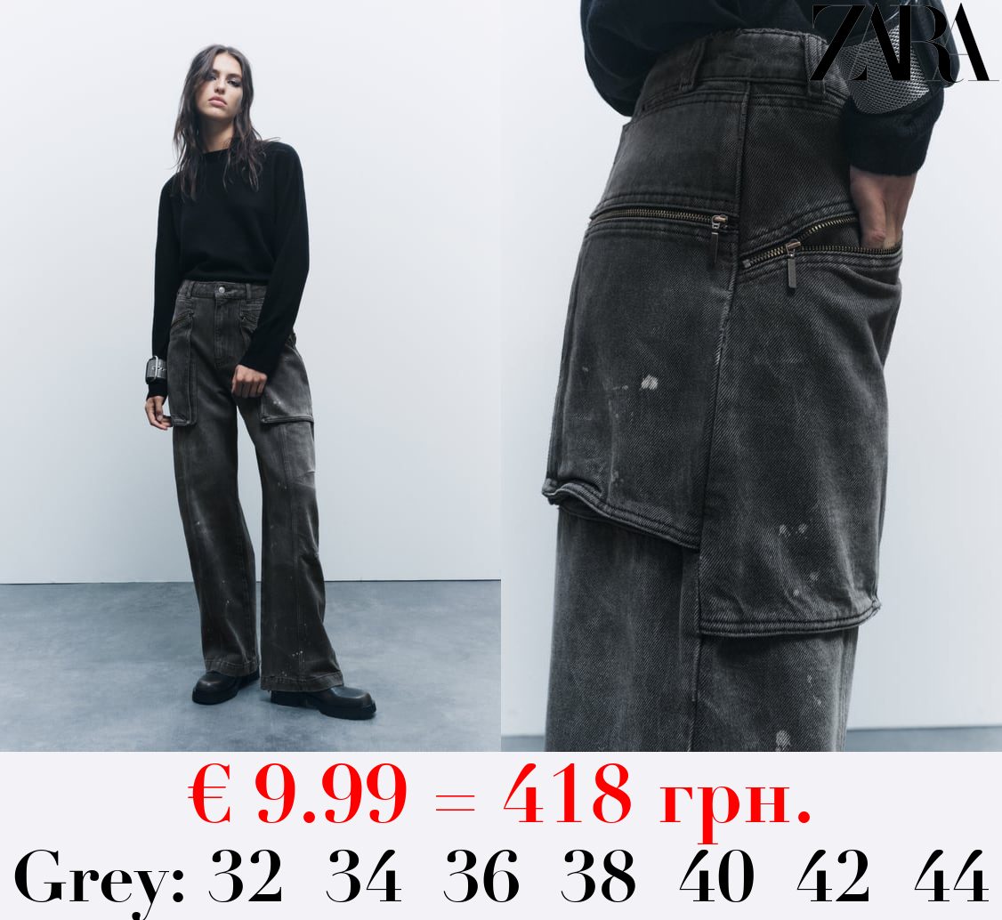 ZW COLLECTION LOOSE FIT MID-RISE JEANS