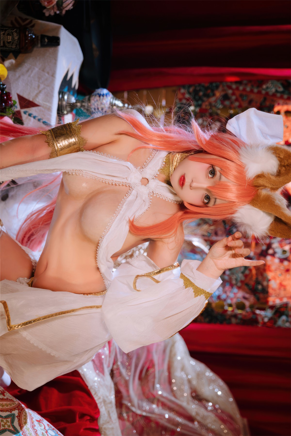 Cosplay Rinaijiao日奈娇 玉藻前舞娘 涂油 Set.01 22