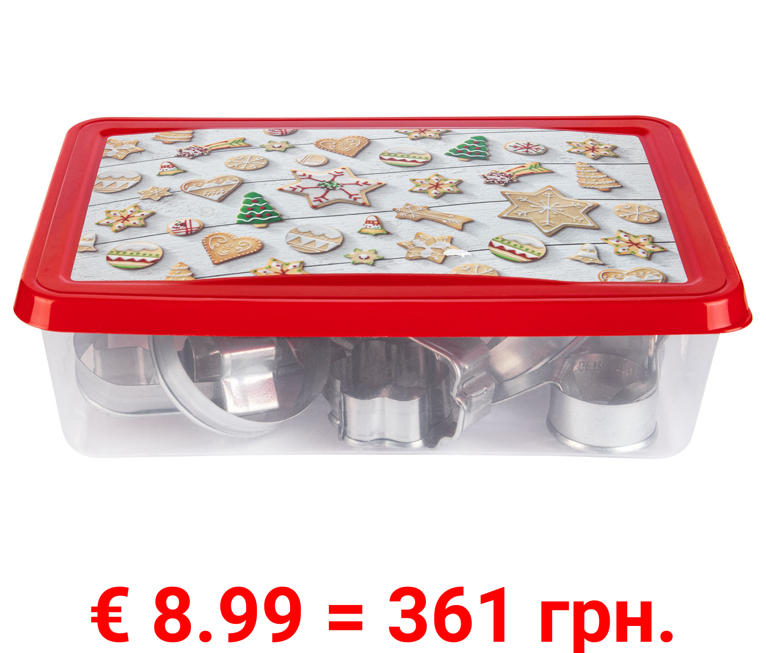 zenker Weihnachtsbäckerei Ausstecherbox, 19-teilig