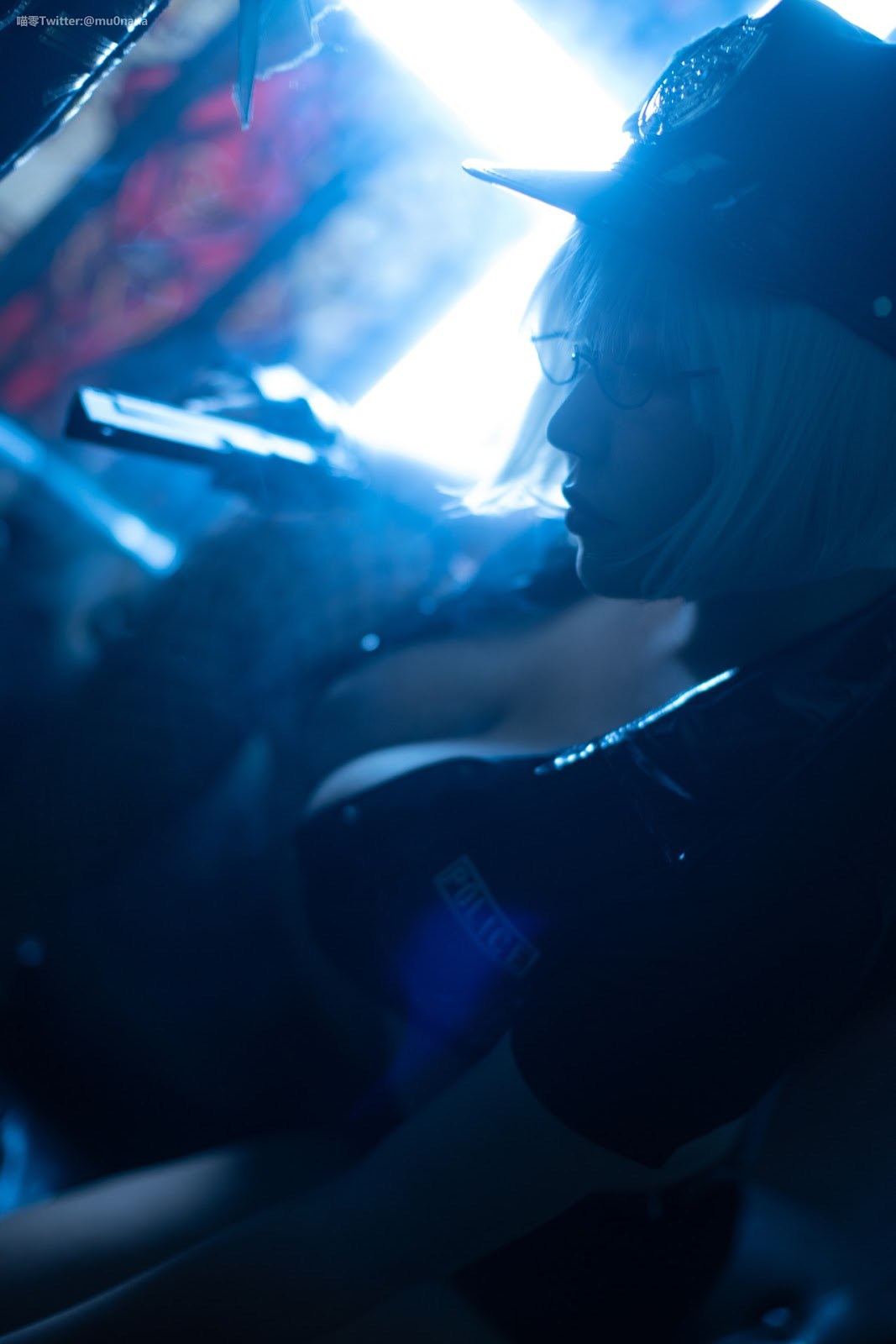 Cosplay 皮皮奶可可爱了啦 & 喵零 匪警 53