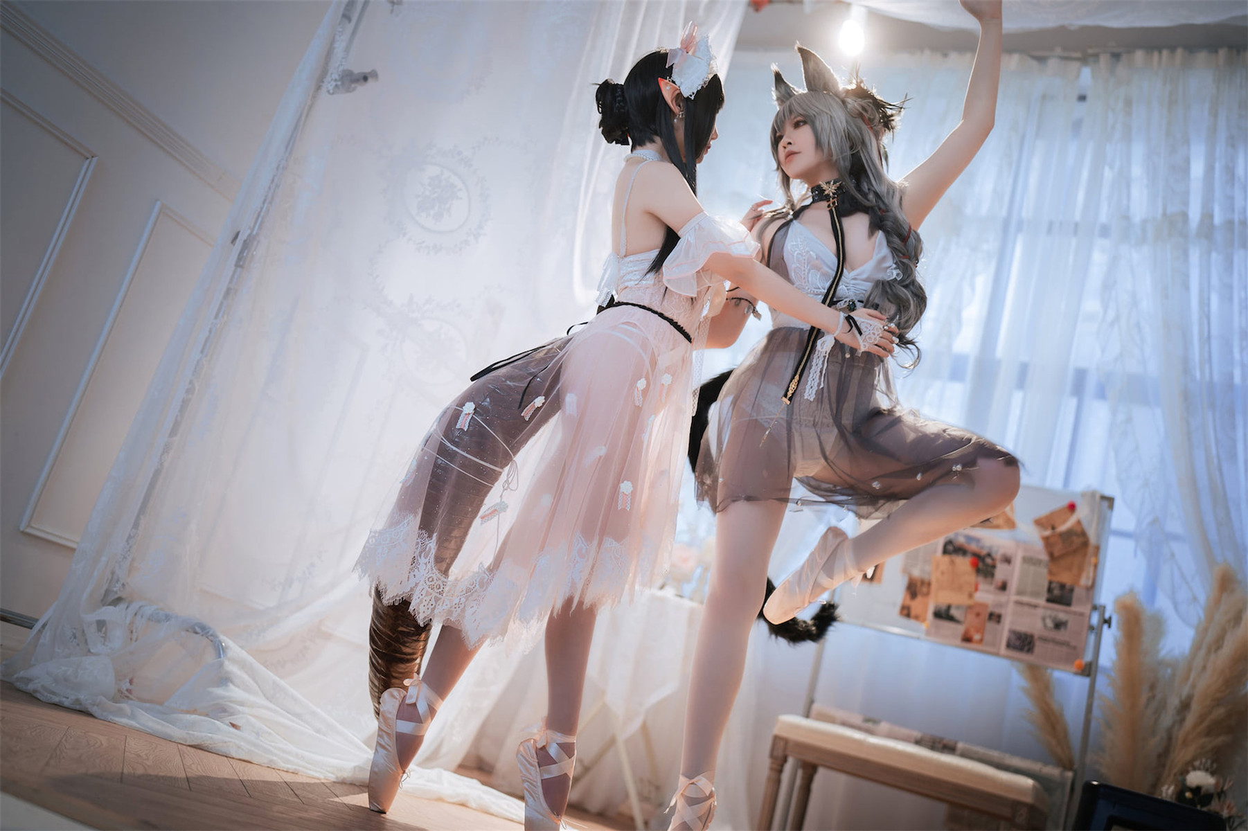 Cosplay 面饼仙儿 半半子 Arknights 黑x森蚺 30