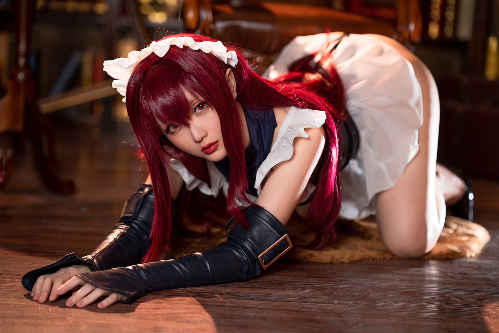 Cosplay 星之迟迟Hoshilily 斯卡哈同人 23
