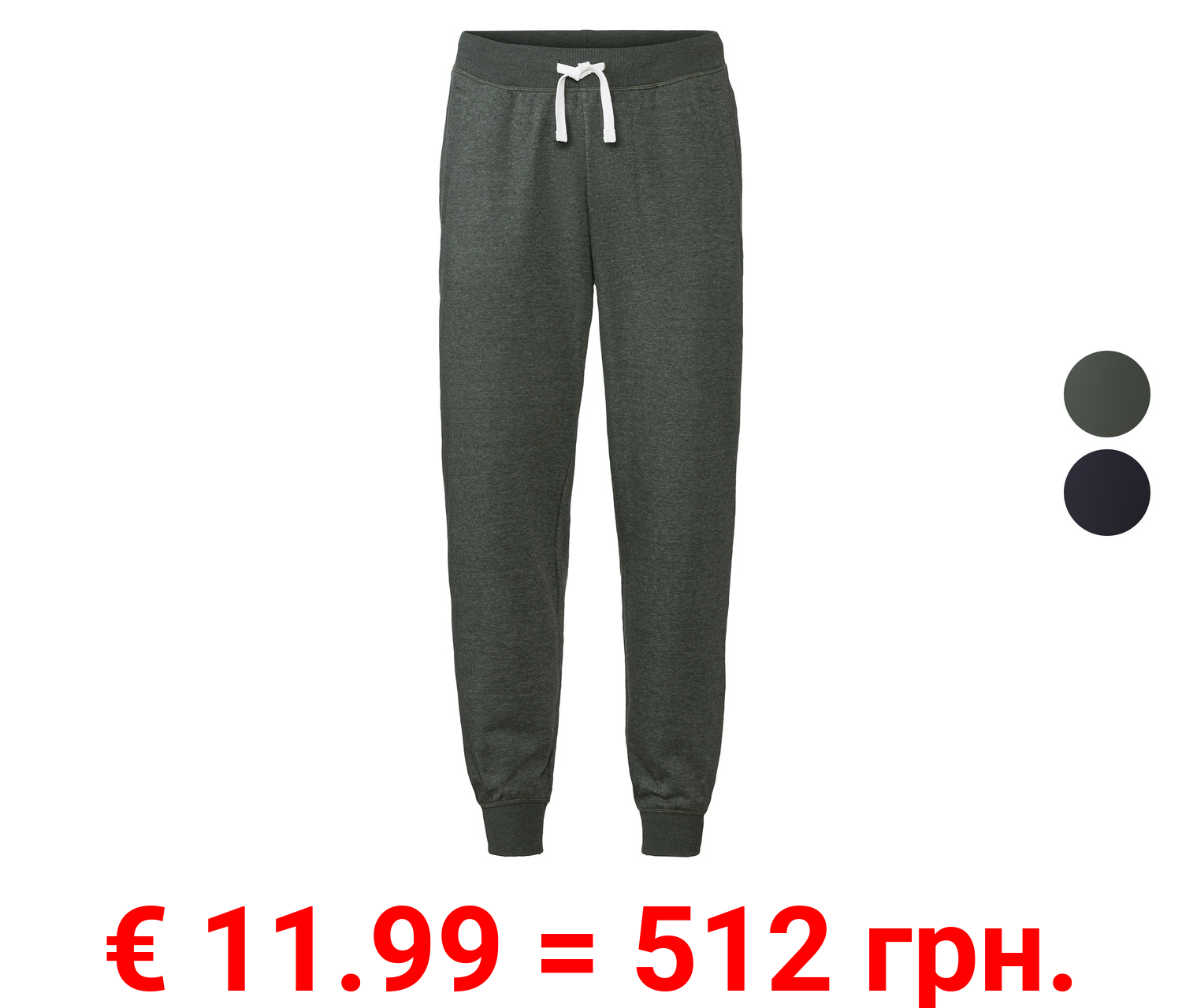 LIVERGY® Herren Sweathose mit Bündchen