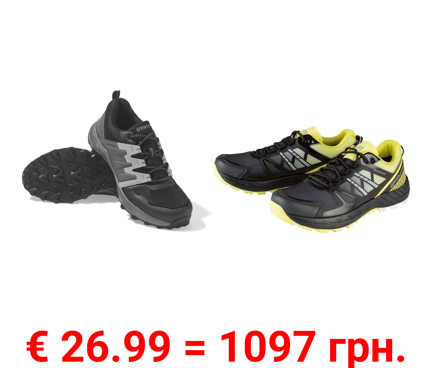 CRIVIT Herren Laufschuhe mit reflektierenden Details