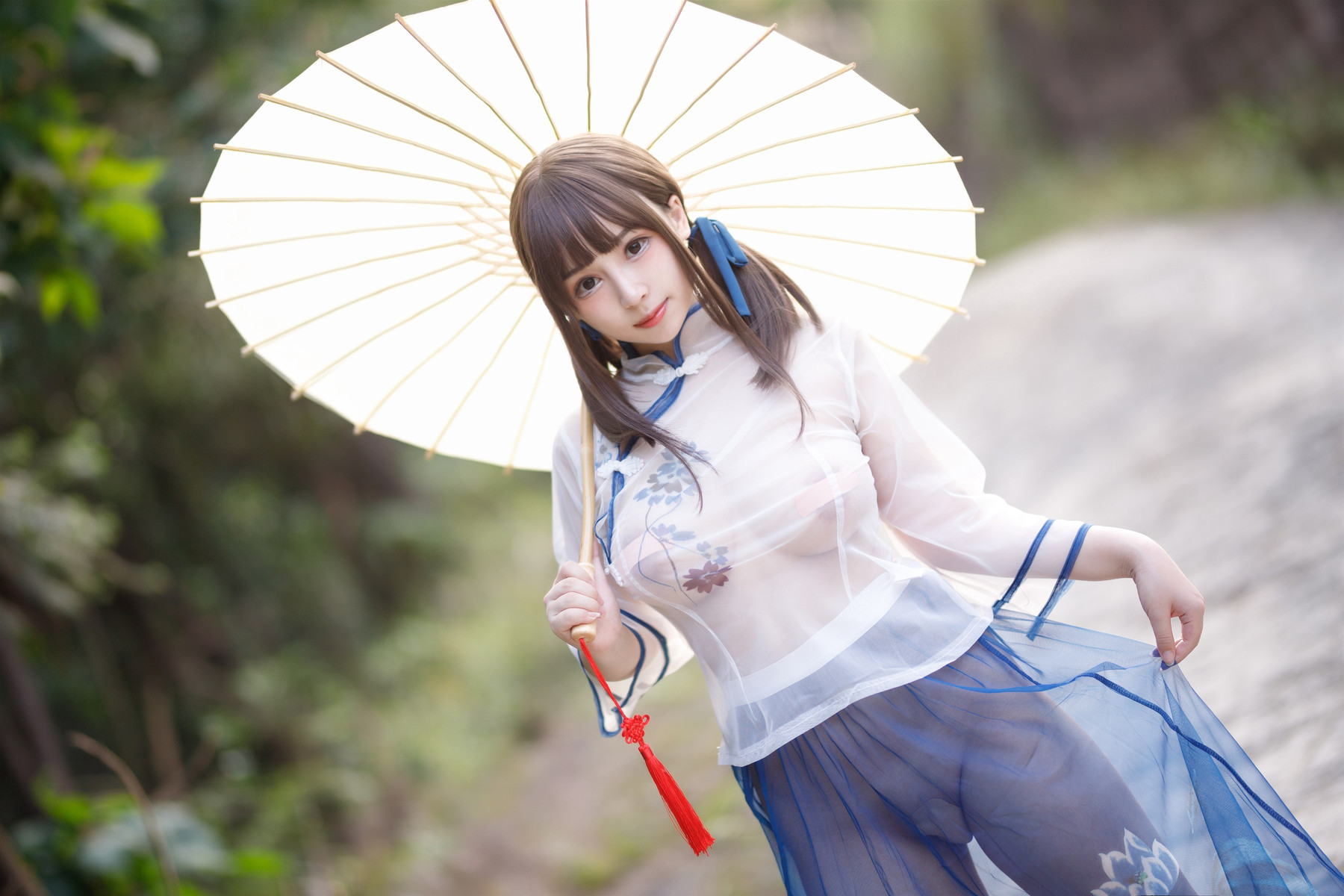Cosplay 胡桃猫Kurumineko 乡野小娇妻 19