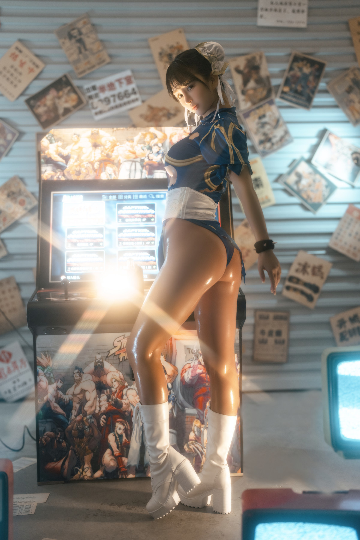 Cosplay 桜井宁宁 电玩春丽 Set.01 32