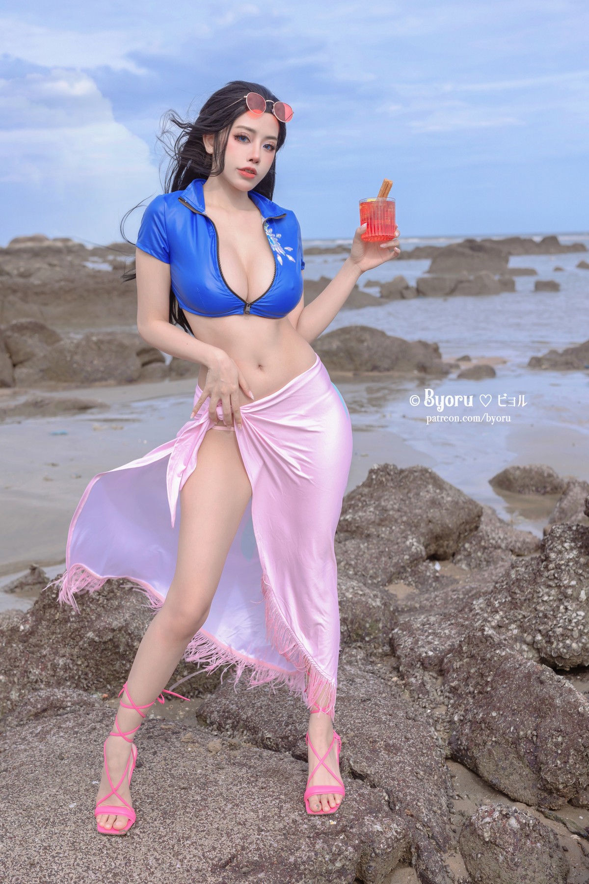 Cosplay 萝莉Byoru Nico Robin ニコ・ロビン 8
