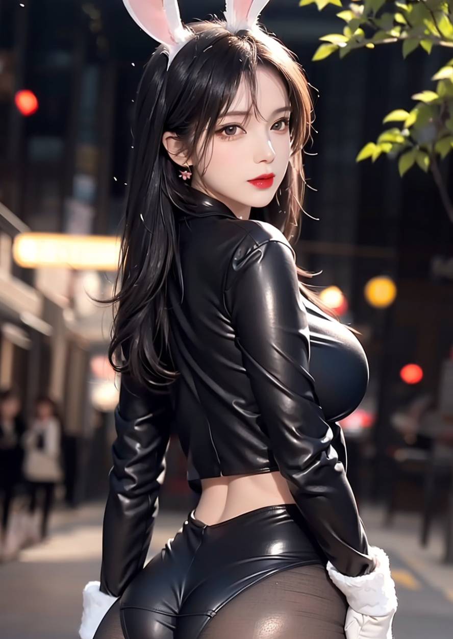 图片[19]-连体皮衣 性感兔女郎-六色网
