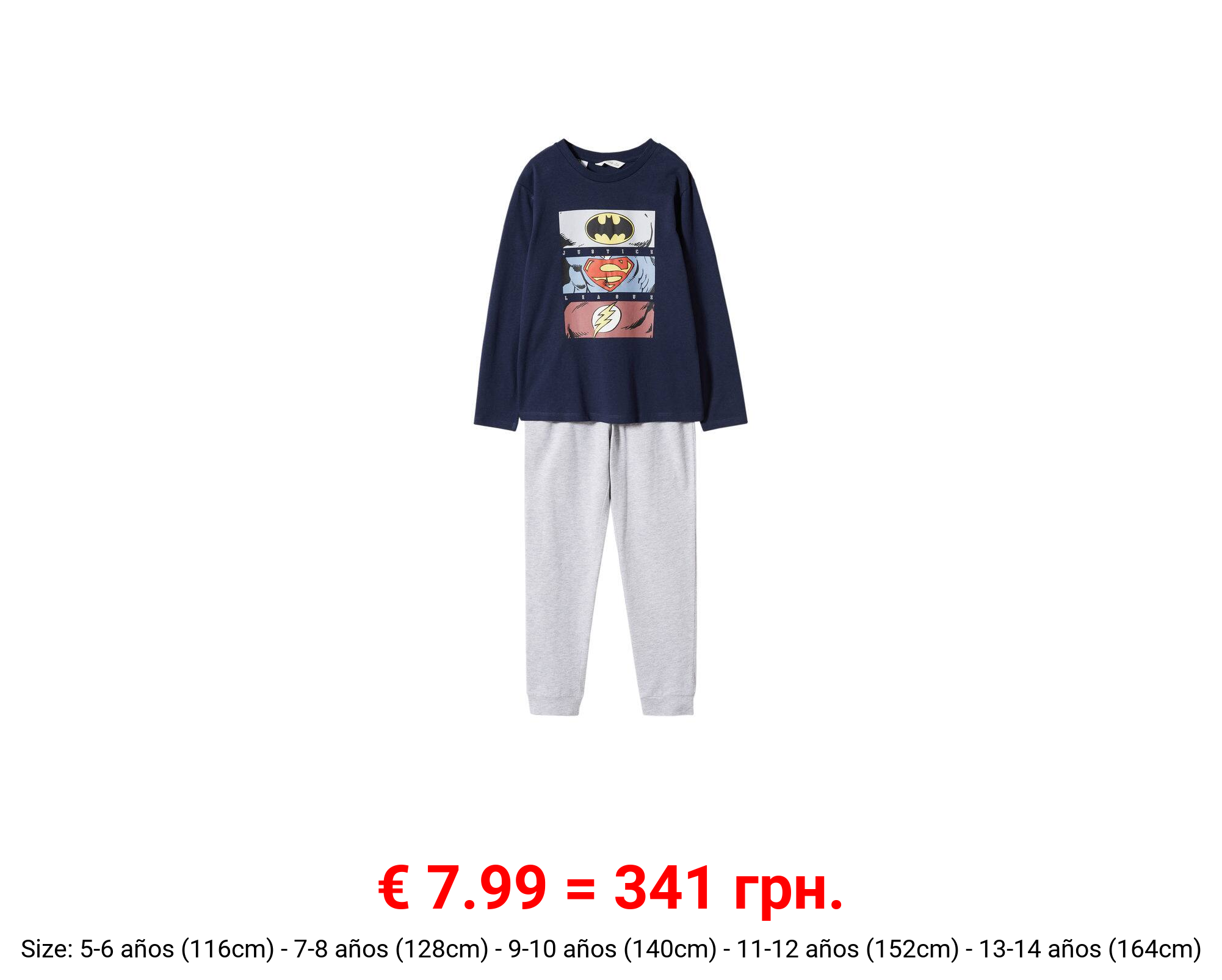 Pijama largo superhéroe