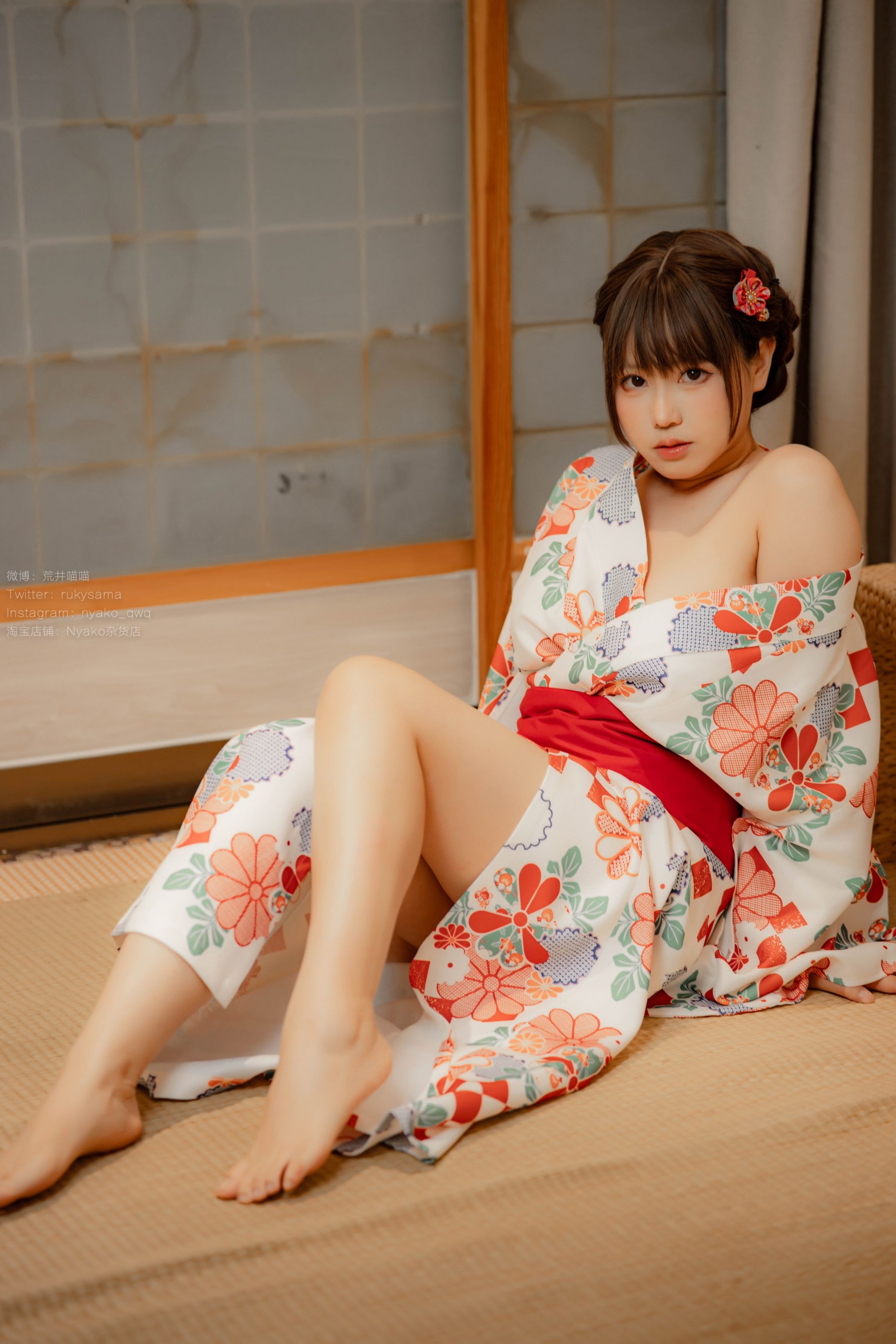 喵子Nyako #Nyako喵子 电子版41 和风烂漫 浴衣 14