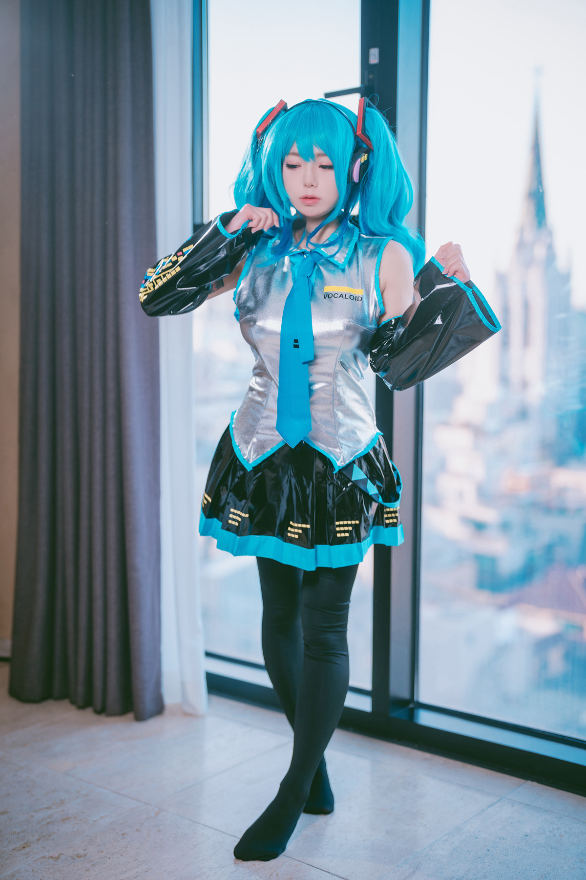 Cosplay Maruemon 마루에몽 Plug Me In Miku Set.02 4
