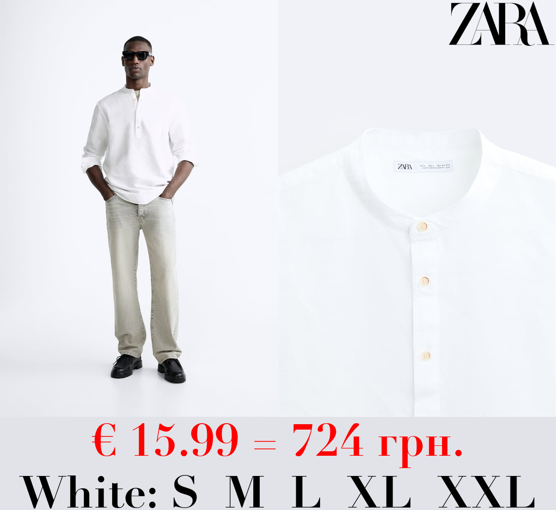 COTTON - LINEN SHIRT