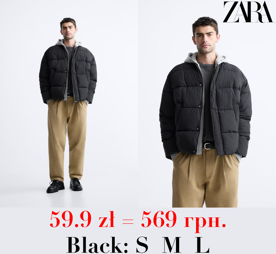 JACKET WITH CONTRAST HOOD