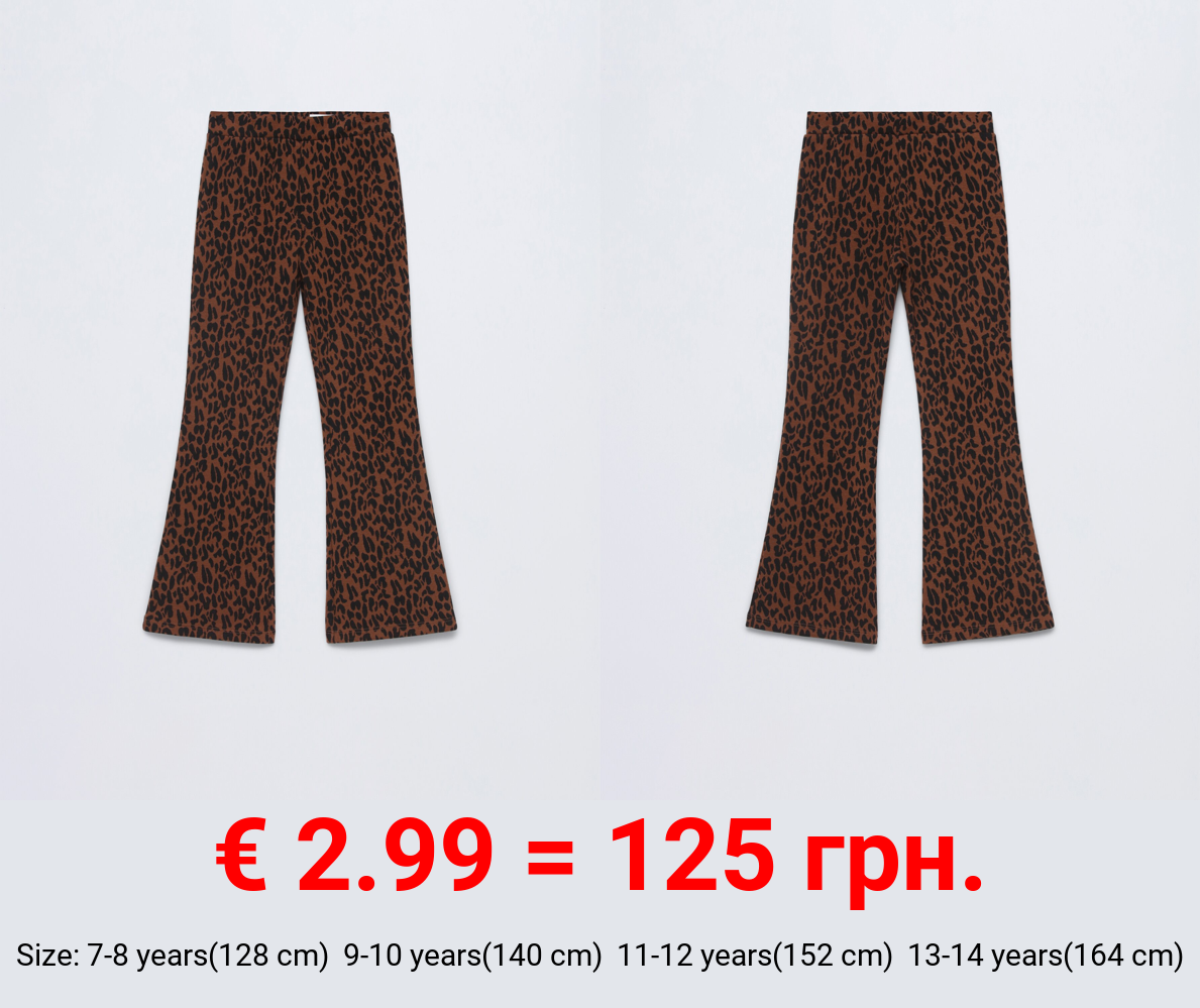 Flared Ponte di Roma knit leggings