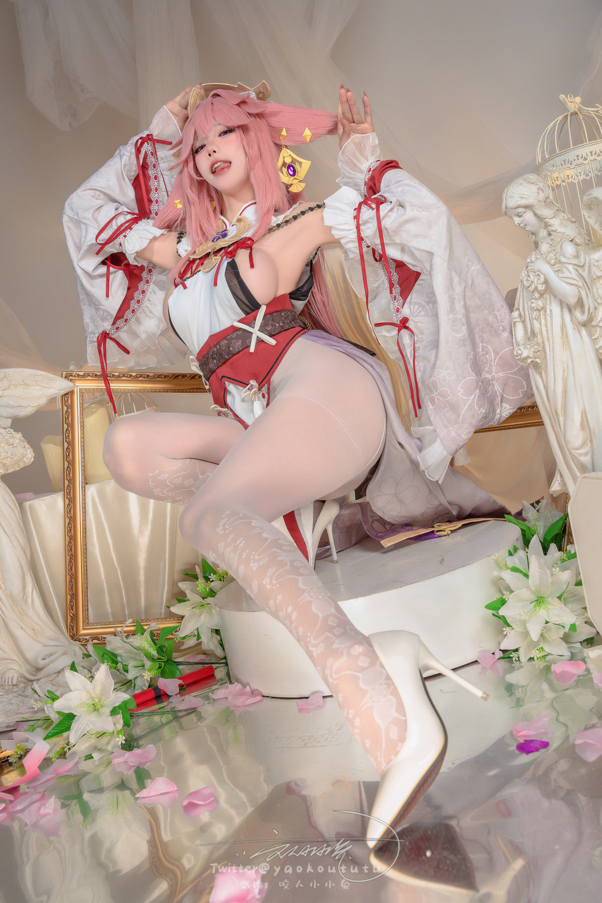 Cosplay 黏黏团子兔 春江水暖 神子贺岁 Set.01 24