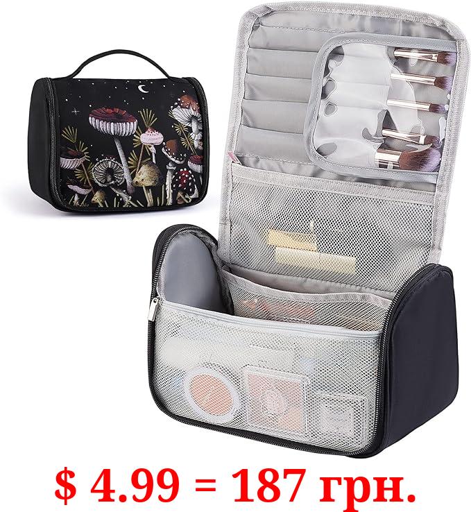 Unicorn Catcher Makeup Bag, Portable Toiletry Bag for Women Multifunctional Travel Make Up Bag Cute Cosmetic Bag for Girls Large Capacity Travel Makeup Organizer Bag