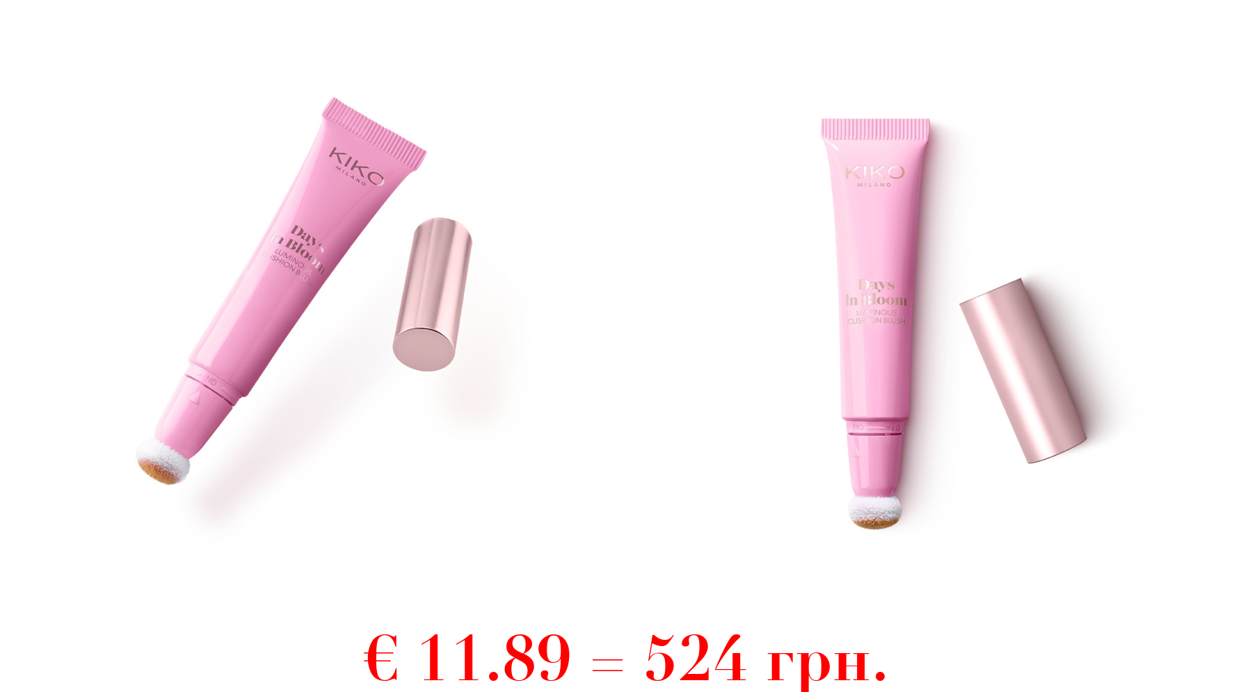 days in bloom luminous cushion blush