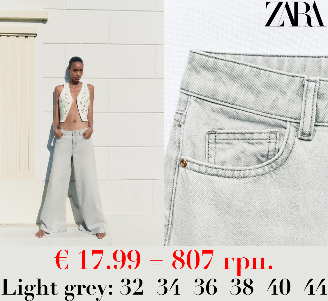 Z1975 MID-RISE PALAZZO JEANS